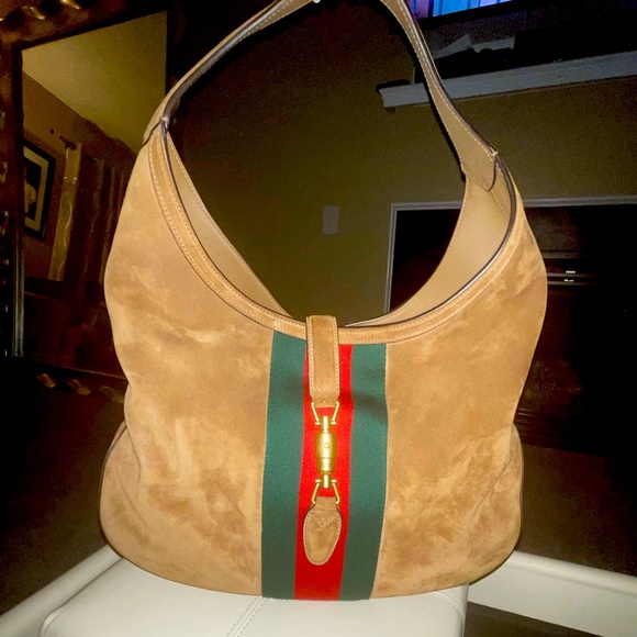 🔥🔥Gucci Borsa Soft Suede Jackie Bag - Picture 2 of 11